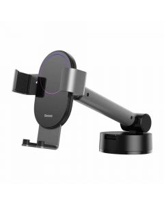 Baseus Simplism gravity car mount holder with suction base Silver