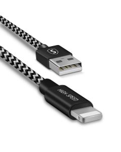 SiGN Skin Lightning Cable 2.1A 3m - Black / White