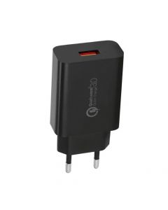 SiGN Wall Charger USB-A QC 3.0 18W 3A - Black