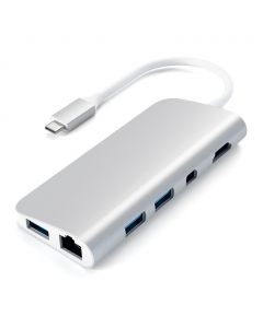 Satechi USB-C Multimedia Adapter HDMI / Mini DP Silver