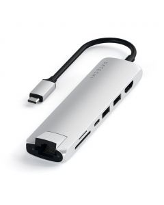 Satechi Type-C Slim Multiport w Ethernet Silver