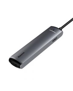 Baseus mechanical eye Six-in-one smart HUB docking station (Type-C to PD of HDMI USB 3.03 RJ45 Ethernet port) Gray