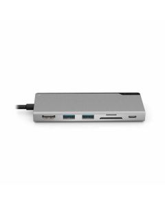 ALOGIC Ultra USB-C Dock UNI - HDMI, USB, memory card reader and 100W PD (Color :: Silver)
