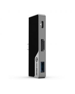 ALOGIC Ultra USB-C Dock NANO MINI - HDMI, USB, Audio and 60W PD (Color :: Space Gray)