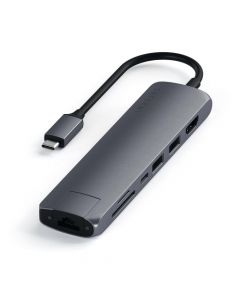 Satechi Type-C Slim Multiport in Ethernet Space Gray