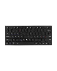 Deltaco wireless mini keyboard with muted keys, Bluetooth, 10m, black