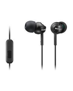 SONY Deep Bass Earphones with Smartphone Control and Mic MDR-EX110AP -Metallic Black