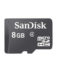 SanDisk 8 GB MicroSDHC Flash Memory Card Black
