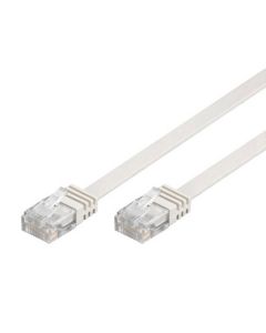 Deltaco Cat6 patch cable, 2m, white