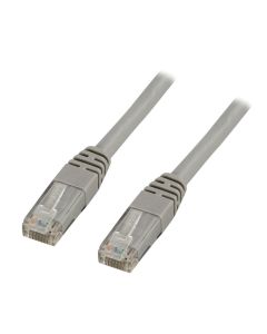 Deltaco Cat6 network cable, 0.5m, gray