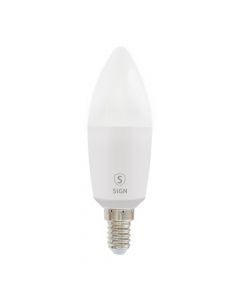 SiGN Smart Home Dimmable LED lamp E14, C37, 5W