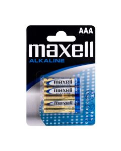 Maxell Alkaline, LR03 / AAA batteries, alkaline, 1.5V, 4-pack