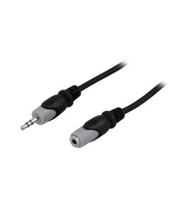 Deltaco audio cable, 3.5mm ha - ho, 2m