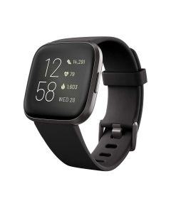 Fitbit Versa 2 Smartwatch (NFC) with Amazon Alexa Black/Carbon
