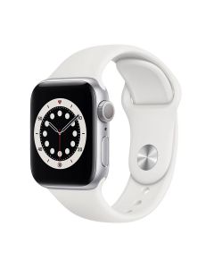 Apple Watch Series 6 40mm GPS Aluminium with Sport Band - White